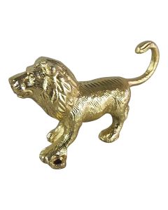 Coat rack lion gold