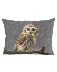 Gobelin cushion little owl 30x45cm