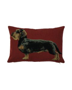 gobelin cushion wire-haired dachshund 30x45cm