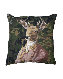 gobelin cushion baron deer bordeaux 45x45cm