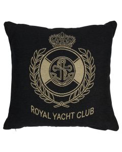 gobelin cushion anthracite royal yacht club 45x45cm