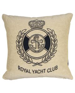 gobelin cushion navy blue royal yacht club 45x45cm