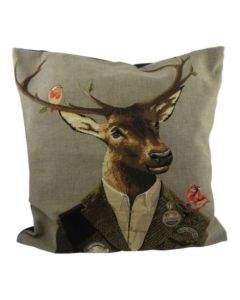 Gobelin cushion hunter red deer 45x45cm
