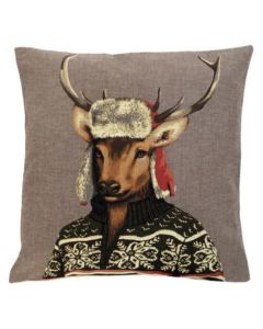 gobelin cushion nordic deer 45x45cm