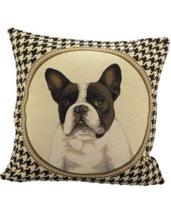Gobelin cushion french bulldog double-sided 45x45cm