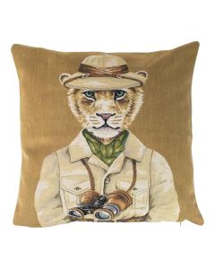 Gobelin cushion safari lion 45x45cm