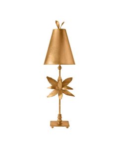 Azalea 1 Light Table Lamp - Gold Leaf