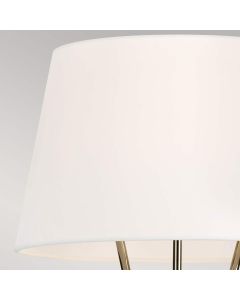 Penny 1 Light Floor Lamp - Polished Nickel