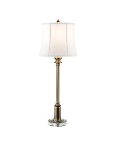 Stateroom 1 Light Buffet Lamp - Bali Brass