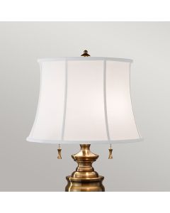 Stateroom 2 Light Table Lamp - Bali Brass