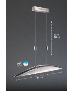 Lámpara colgante, Colmar | 6x LED 5,0 W incl. marca LED