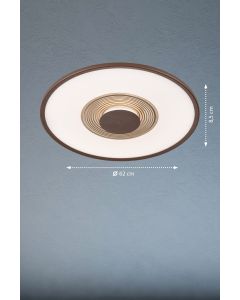 Luz de techo, Veit | 1x LED 48,0 W Incluido. | óxido /