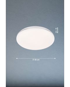 Luz de techo, Faro | 1x LED 22,0 W Incluido. | blanco /