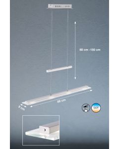 Lámpara colgante, Tenso TW | 4x LED 5,0 W incl. marca LED