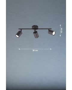 Luz de techo, Foco de atención, Vano | 3x GU10 - LED max.