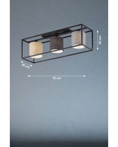 Luz de techo, Isko | 3x E14 max. 25,0 W sin bombilla