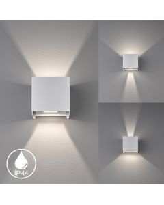 Lámpara de pared, luz exterior, Wall | 2x LED 3,0 W