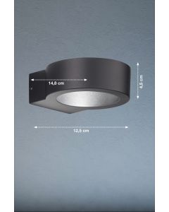 Lámpara de pared, luz exterior, Torres | 1x LED 3,5 W