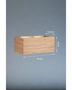 Lámpara de pared, SHINE-WOOD | 4x LED 3,0 W Incluido.