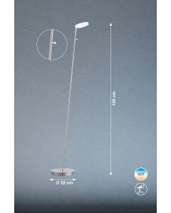 Lámpara de pie, Dent | 1x LED 7,5 W Incluido.