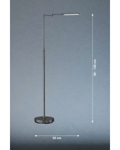 Lámpara de pie, Nami | 1x LED 6,0 W Incluido. | negro arena