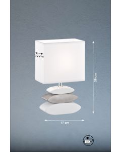 Lámpara de mesa, Liner | 1x E14 max. 25,0 W sin bombilla