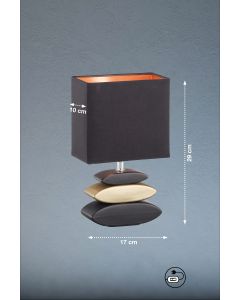 Lámpara de mesa, Liner | 1x E14 max. 25,0 W sin bombilla