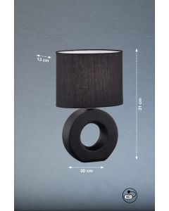 Lámpara de mesa, Ponti | 1x E14 max. 25,0 W sin bombilla