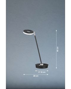 Lámpara de mesa, Dent | 1x LED 7,5 W Incluido.