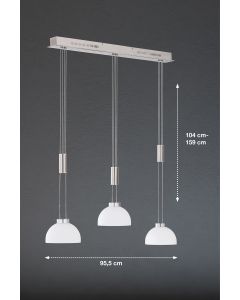 Lámpara colgante, Avignon | 3x LED 9,0 W incl. marca LED