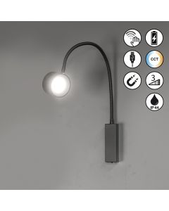 Flexión del punto de la pared, Magnet, Magnetic | 1x LED