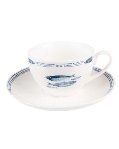 Cup and saucer 12x6x6 cm / ? 15x2 cm / 250 ml - pcs     