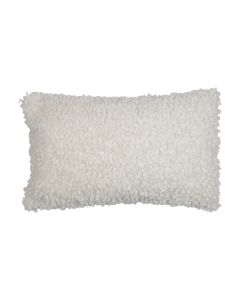 cushion curly teddy off-white 30x50cm