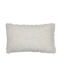 cushion curly teddy off-white 30x50cm
