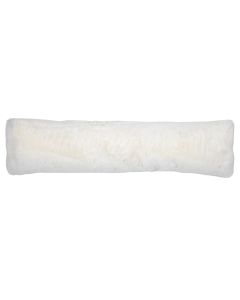 draught excluder teddy soft off-white 20x90cm