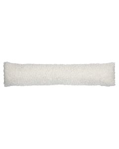 draught excluder curly teddy off-white 20x90cm