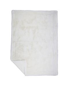 plaid teddy soft off-white 130x180cm