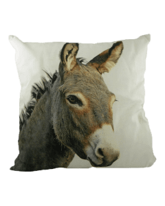 Canvas cushion donkey grey 50x50cm