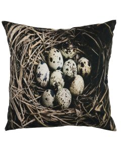 canvas cushion eggs in nest 50x50cm