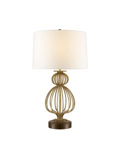 Lafitte 1 Light Table Lamp  - Distressed Gold
