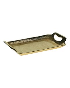 serving tray rectangle champagne gold 21cm