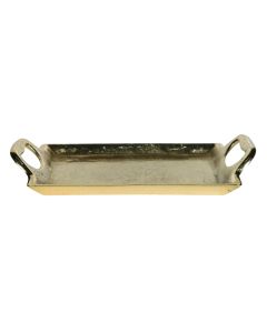 serving tray rectangle champagne gold 25cm