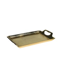 serving tray rectangle champagne gold 35cm