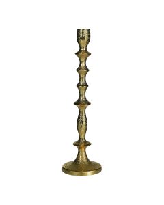 candlestick champagne gold large h36 dia 10cm