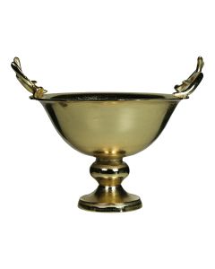 bowl antler champagne gold large