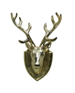 wall decoration deer champagne gold