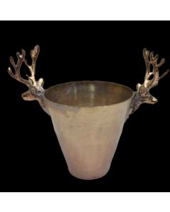 champagne cooler deer champagne gold large 42X48X30cm