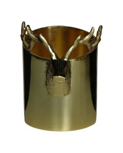 Champagne cooler deer half champagne gold small