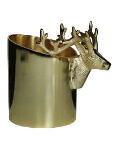 champagne cooler deer half champagne gold small
