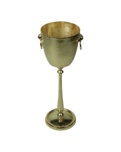 champagne cooler on leg champagne gold 31X12X10cm